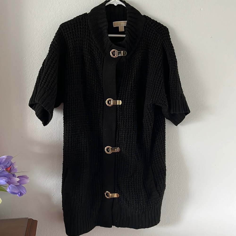 Michael kors knit cardigan blk